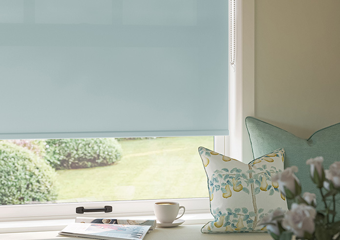 Roma, Aqua Haze - Roller Blind - Image 5
